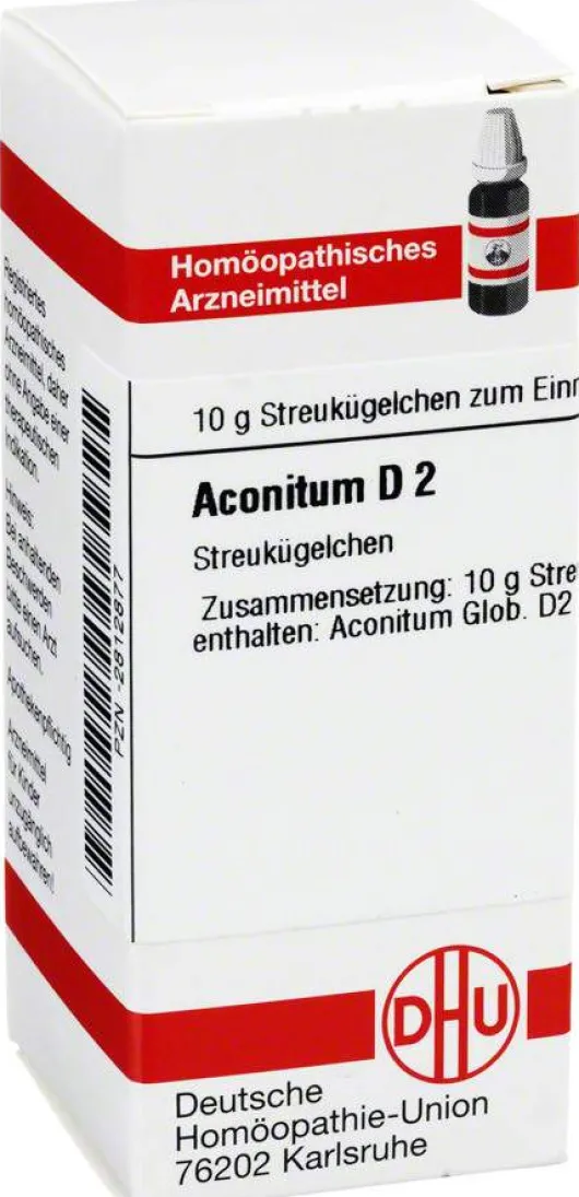 Dhu Aconitum D2 Globuli 10 G