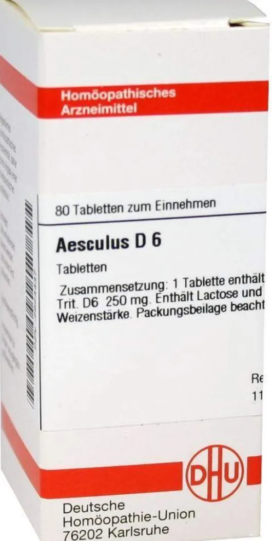 Dhu Aesculus D6 80 Tabletten
