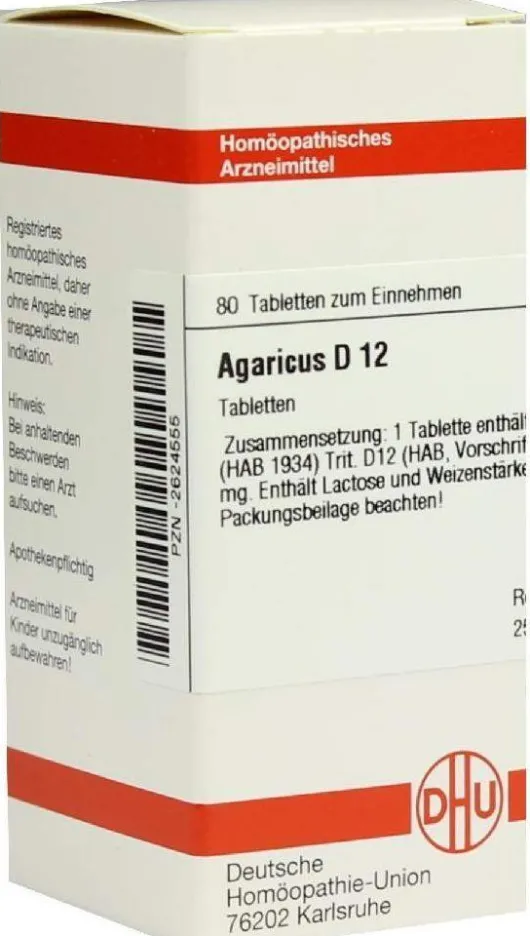 Dhu Agaricus D12 80 Tabletten