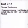 Dhu Aloe D12 20 ml Dilution