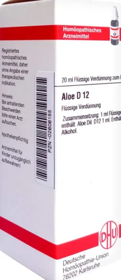 Dhu Aloe D12 20 ml Dilution