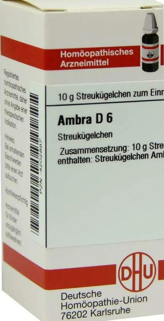 Dhu Ambra D6 Globuli 10 G