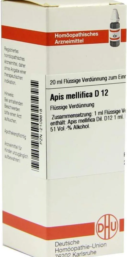 Dhu Apis Mellifica D12 20 ml Dilution