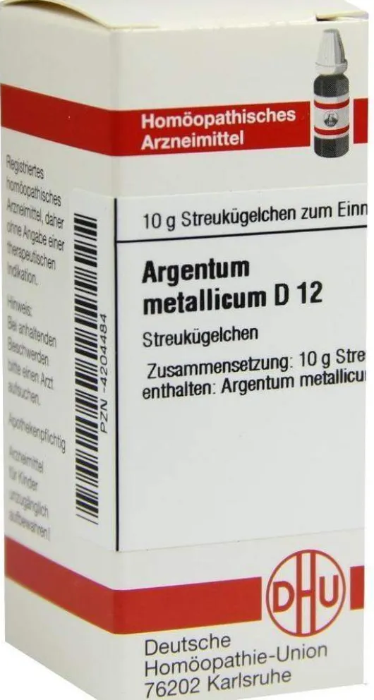 Dhu Argentum Metallicum D12 10 G Globuli