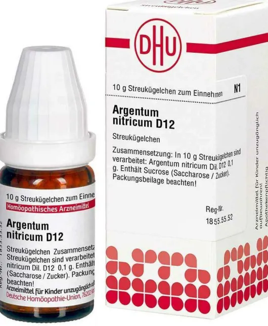 Dhu Argentum Nitricum D12 10 G Globuli
