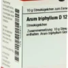 Dhu Arum Triphyllum D12 10 G Globuli