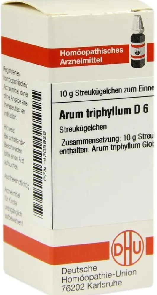 Dhu Arum Triphyllum D6 Globuli