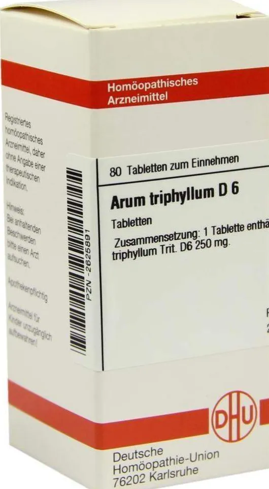 Dhu Arum Triphyllum D6 Tabletten