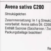 Dhu Avena Sativa C200 Globuli 10 G