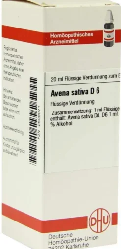 Dhu Avena Sativa D6 Dilution 20 ml