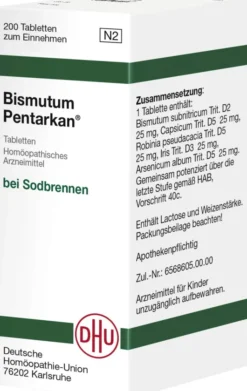Dhu Bismutum Pentarkan 200 Tabletten