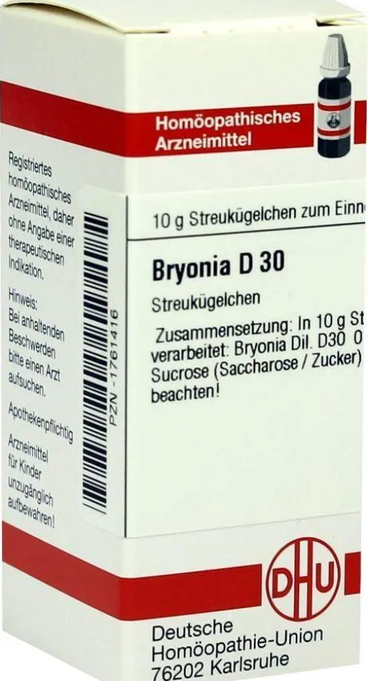 Dhu Bryonia D30 10 G Globuli