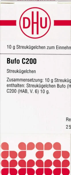 Dhu Bufo C200 Globuli 10 G