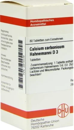 Dhu Calcium Carbonicum Hahnemanni D3 80 Tabletten