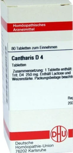 Dhu Cantharis D4 80 Tabletten