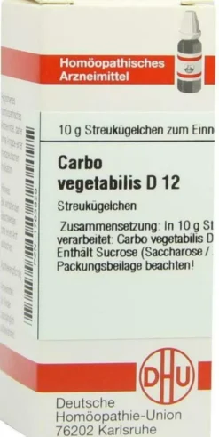 Dhu Carbo Vegetabilis D12 10 G Globuli