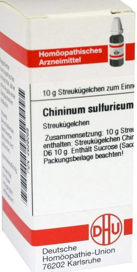Dhu Chininum Sulfuricum D6 Globuli