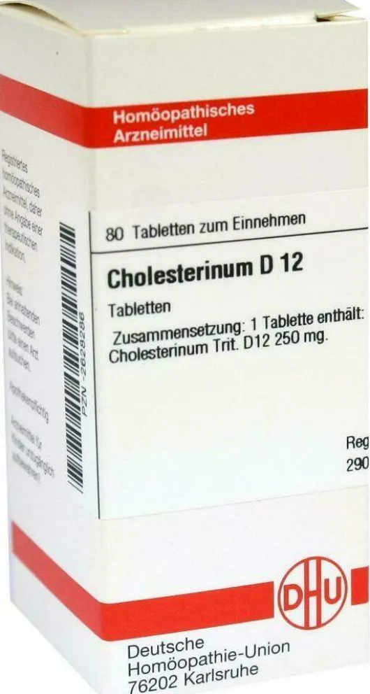 Dhu Cholesterinum D12 Tabletten 80 Tabletten