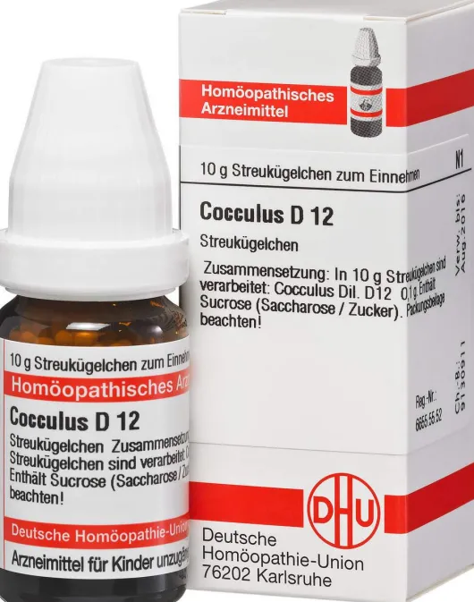 Dhu Cocculus D12 10 G Globuli