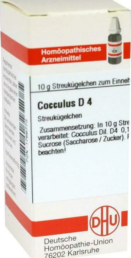 Dhu Cocculus D4 10 G Globuli
