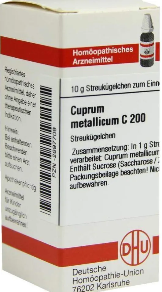 Dhu Cuprum Metallicum C200 Globuli