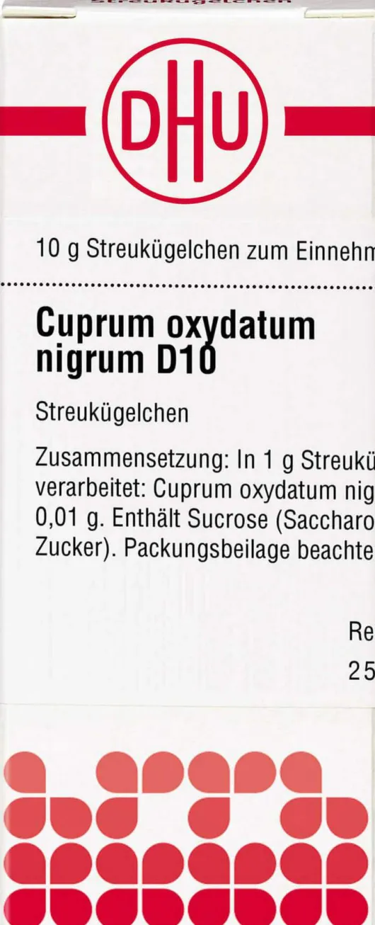 Dhu Cuprum Oxydatum Nigrum D10 Globuli