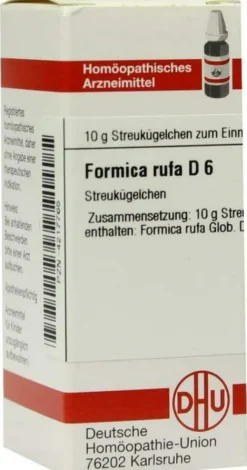Dhu Formica Rufa D6 Globuli