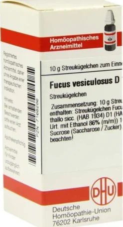 Dhu Fucus Vesiculosus D1 Globuli