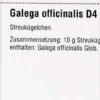 Dhu Galega Officinalis D4 Globuli 10 G