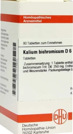 Dhu Kalium Bichromicum D6 80 Tabletten