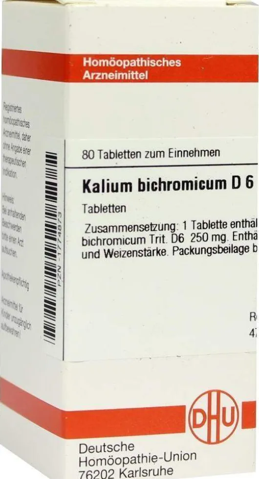 Dhu Kalium Bichromicum D6 80 Tabletten