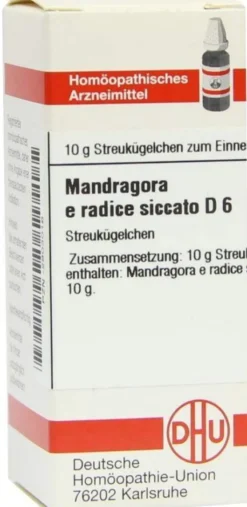 Dhu Mandragora E Radice Siccato D6 Globuli