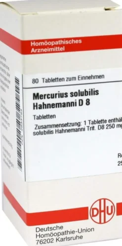 Dhu Mercurius Solubilis D8 Tabletten Hahnemanni