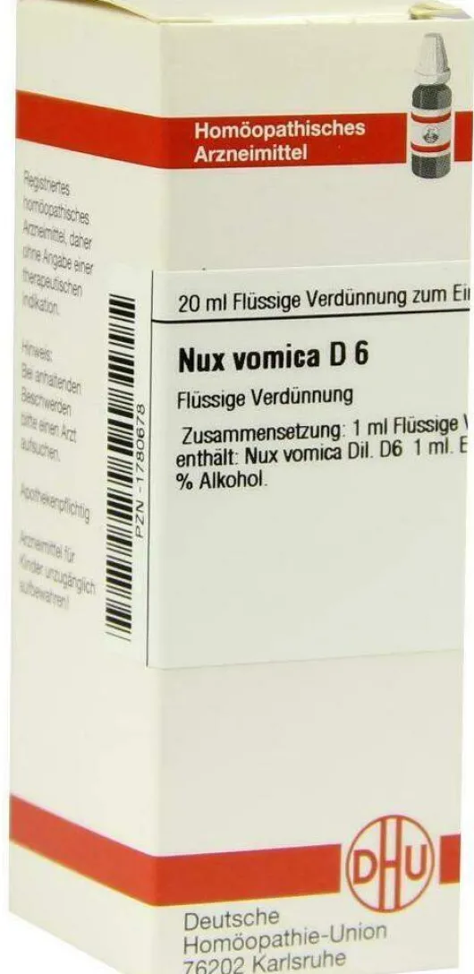 Dhu Nux Vomica D6 20 ml Dilution
