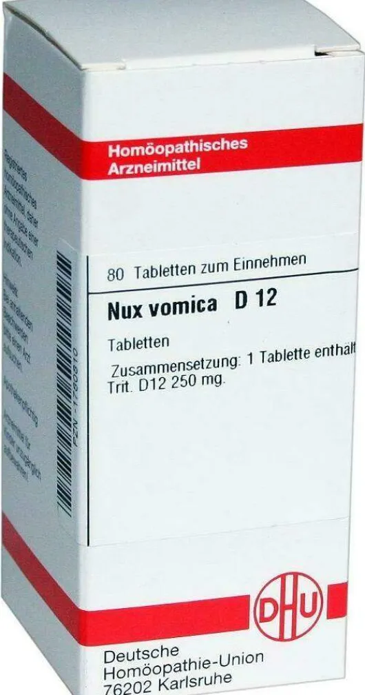 Dhu Nux Vomica D12 80 Tabletten