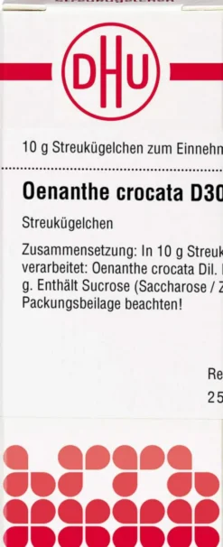Dhu Oenanthe Crocata D30 Globuli 10 G