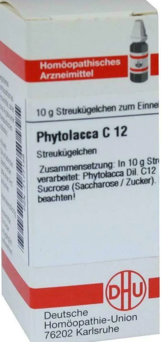 Dhu Phytolacca C12 Globuli 10 G Globuli