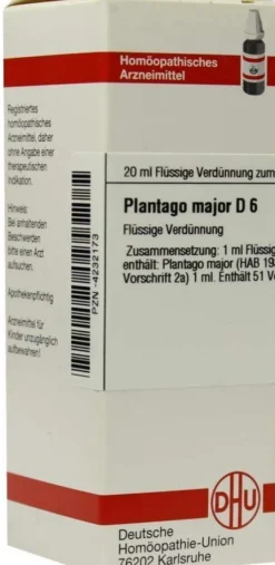 Dhu Plantago Major D6 Dilution