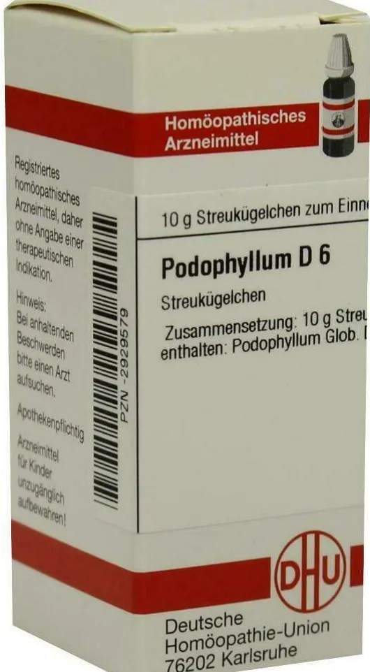 Dhu Podophyllum D6 10 G Globuli