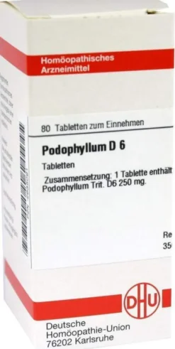 Dhu Podophyllum D6 Tabletten