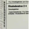 Dhu Rhododendron D4 Globuli