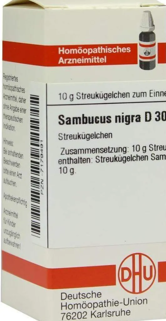 Dhu Sambucus Nigra D30 10 G Globuli