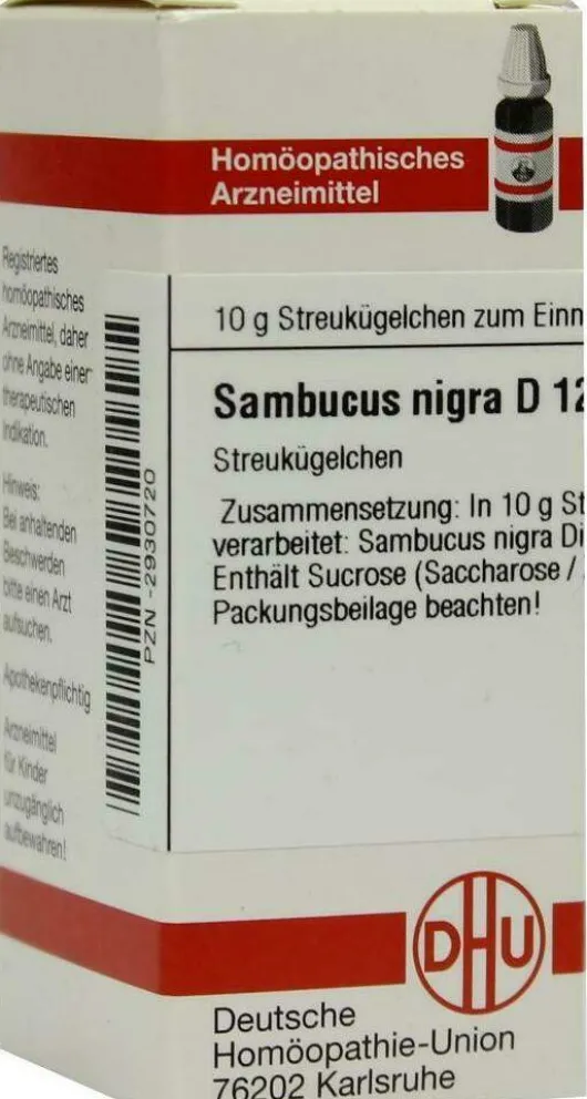 Dhu Sambucus Nigra D12 10 G Globuli