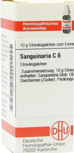 Dhu Sanguinaria C6 10 G Globuli
