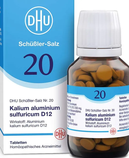 Dhu Schüßler-Salz Nr. 20 Kalium Aluminium Sulfuricum D12 200...