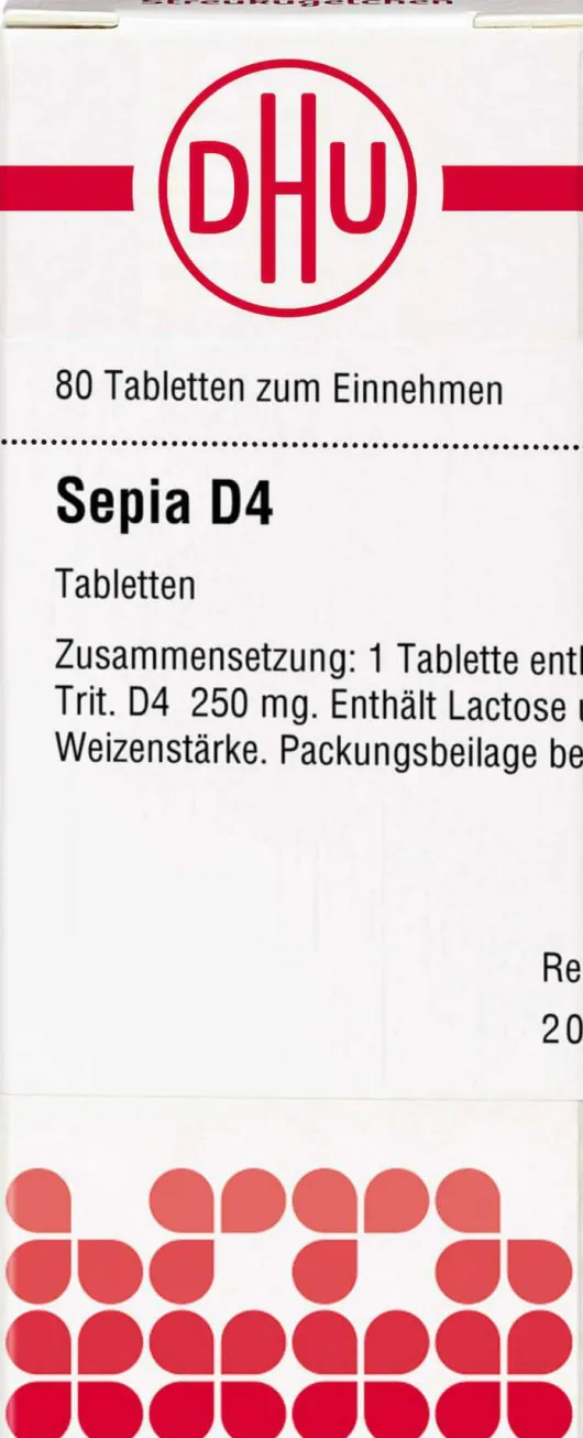 Dhu Sepia D4 80 Tabletten