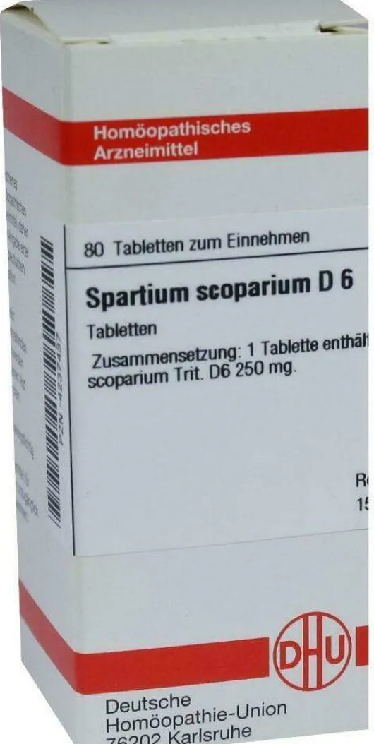 Dhu Spartium Scoparium D6 80 Tabletten