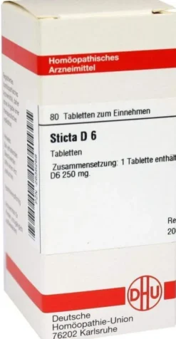 Dhu Sticta D6 80 Tabletten