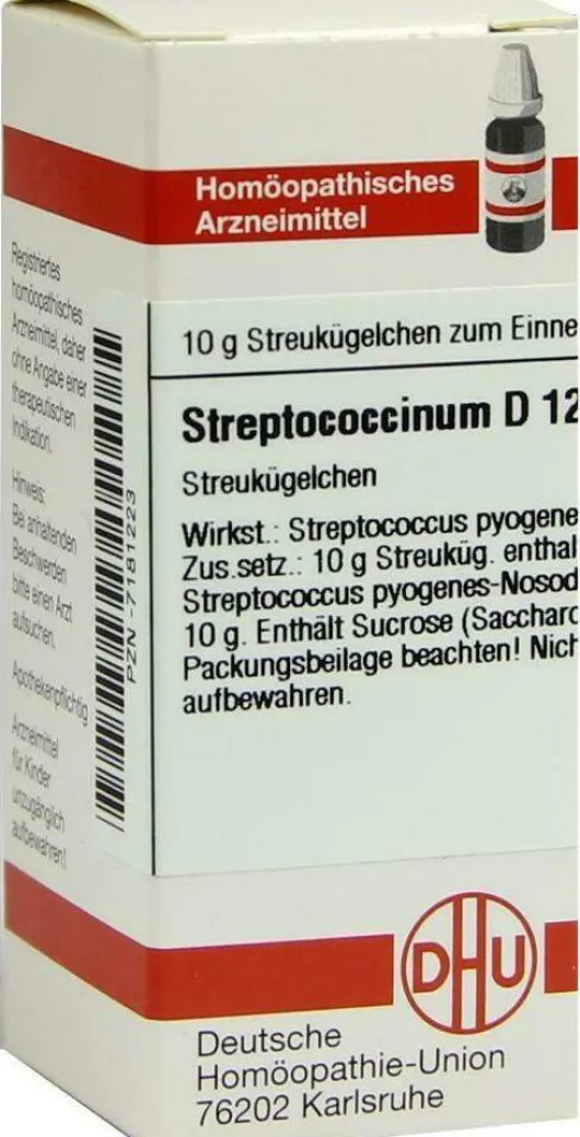 Dhu Streptococcinum D12 10 G Globuli