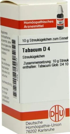 Dhu Tabacum D4 10 G Globuli